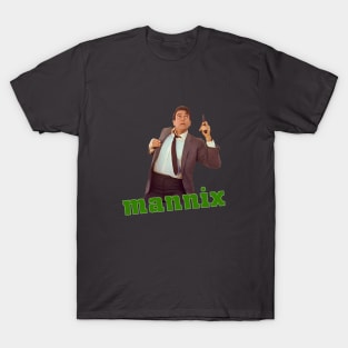 Mannix - Mike Connors - 60s Cop Show T-Shirt